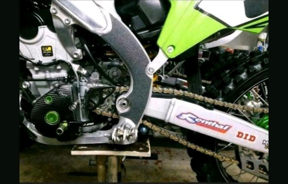 Kawasaki Kxf Kx 250 450 Griptape Rahmenschutz Motocross Enduro in Rastenberg