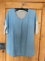 OUI Blusen-Shirt, blau-grau, Gr. 38 Sachsen - Plauen Vorschau