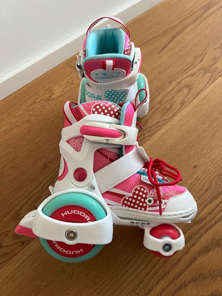 Hudora Rollschuhe pink 26 - 29 Kinder Mädchen in München