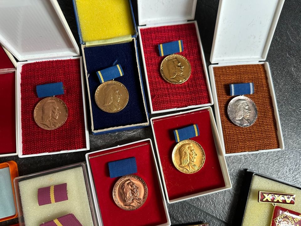 Medaillen Sammlung der DDR in Bleicherode