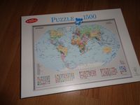 1500 Teile Puzzle The World Politische Weltkarte 84,5x60cm Bayern - Bad Aibling Vorschau