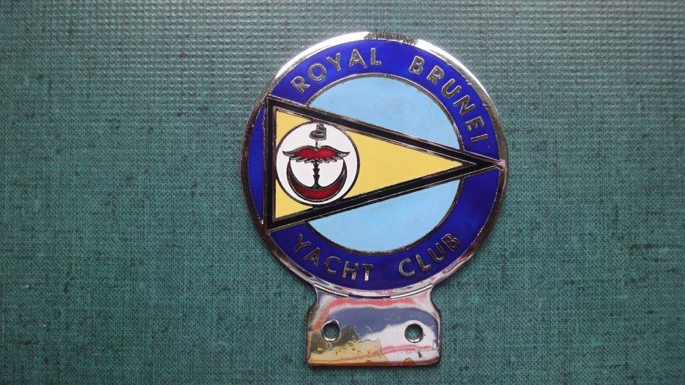 Emblem Royal Brunei Yacht Club 1967 – TOP, NOS in Hamburg