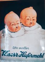 Nostalgisches Blechschild von  Knorr wir wollen Hafermehl... Baden-Württemberg - Künzelsau Vorschau