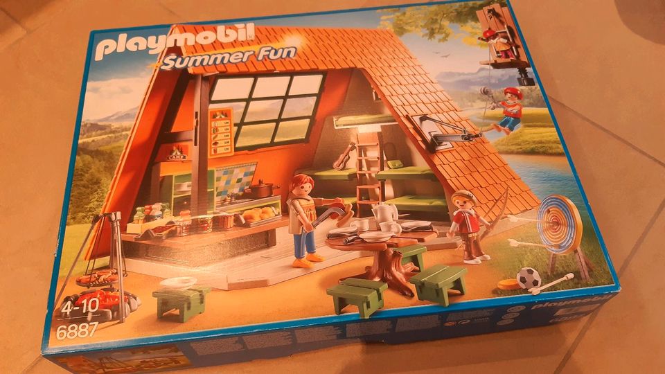 Playmobil Ferienlager 6887 + Playmobil Kanutour 6892 in Schermbeck