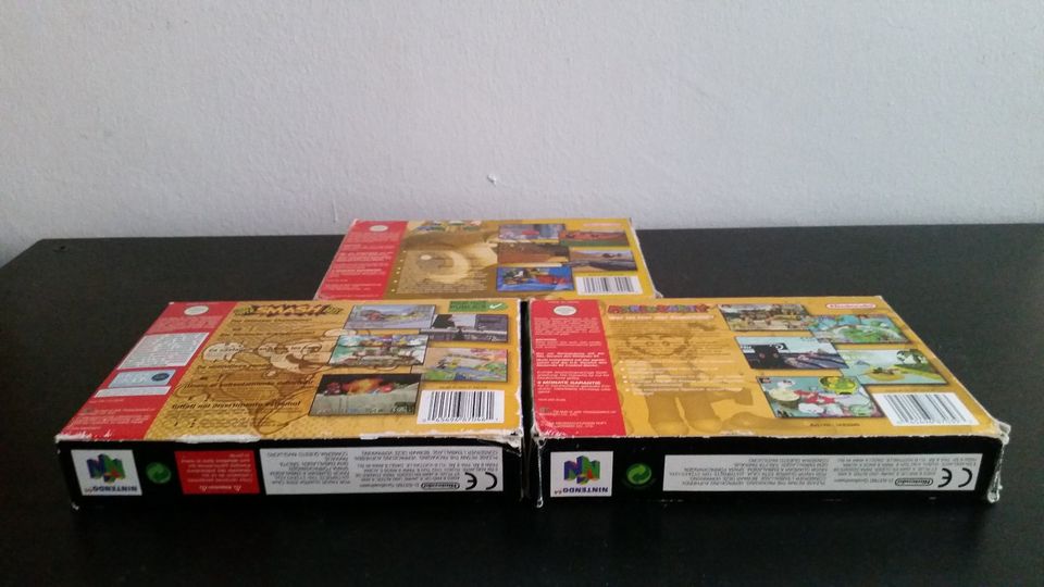 N64 Konsole Pikachu Spiele Mario, Mario Party, Smash Bros OVP in Berlin