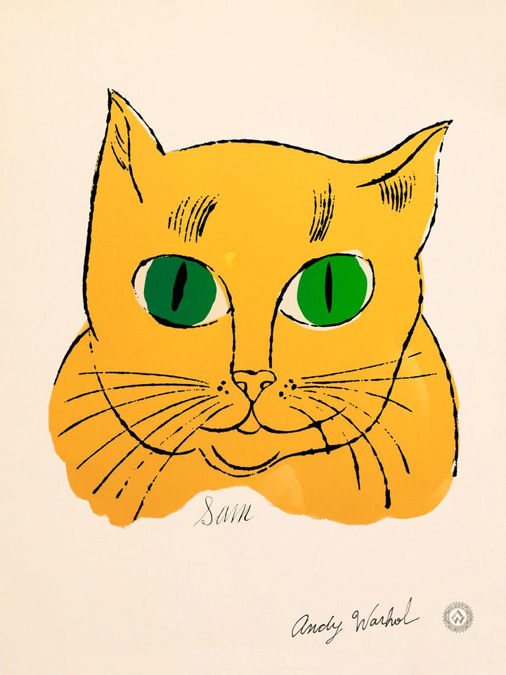 Andy Warhol - Katze Sam, 30 x 40 cm in Düsseldorf