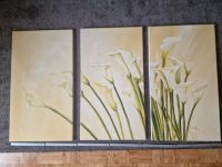 3 teiliges Keilrahmenbild Calla 130x70cm, Morro Baden-Württemberg - Bad Mergentheim Vorschau