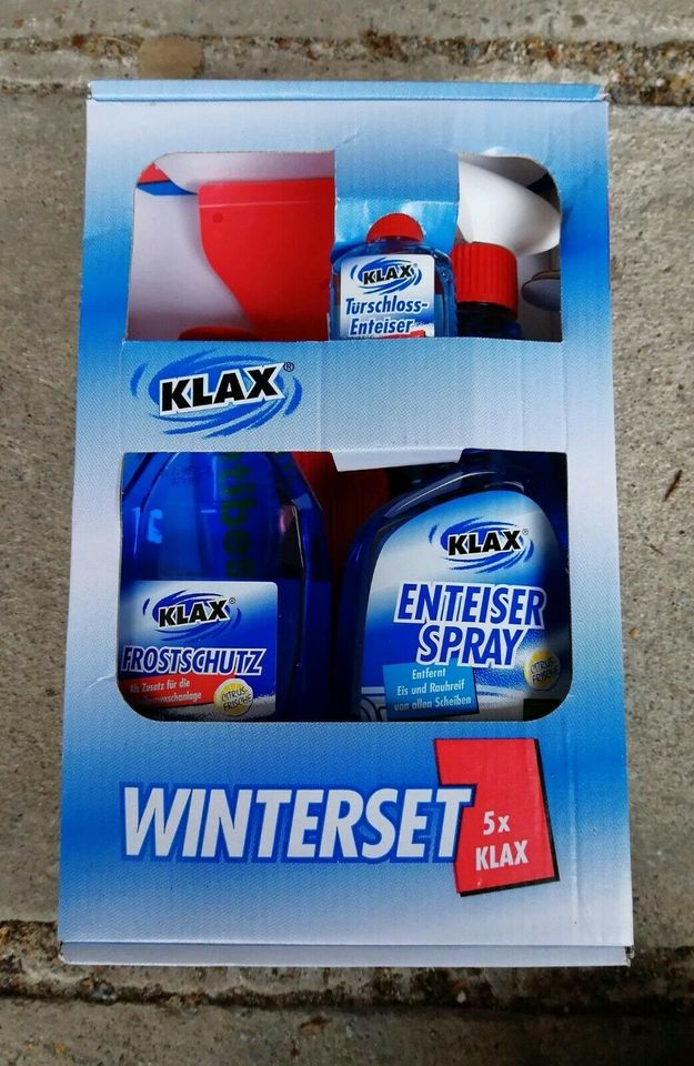 Klax Winterset Auto ♦️NEU♦️Enteiser Eiskratzer Frostschutz