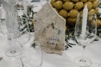 [Verleih] Tischnummer Hochzeit Kommunion Taufe Mediterran Travert Nordrhein-Westfalen - Monschau Vorschau