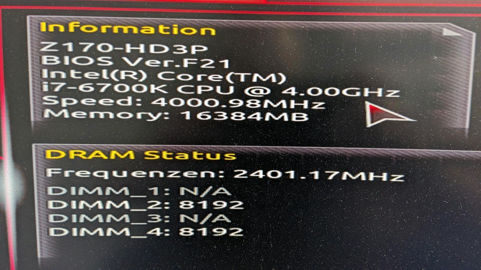 Gigabyte GA-Z170 + I7 6700k + 16 gb RAM + be quiet! DARK  ROCK 4 in Grüna (Sachsen)