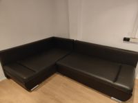 ausziehbare Eckcouch / Sofa / Schlaf couch mit Schublade schwarz Nürnberg (Mittelfr) - Südstadt Vorschau