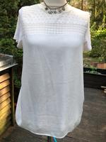 Chice weiße Sommer Shirt Bluse transparent 40 L Viskose top Brandenburg - Marienwerder b. Bernau b. Berlin Vorschau