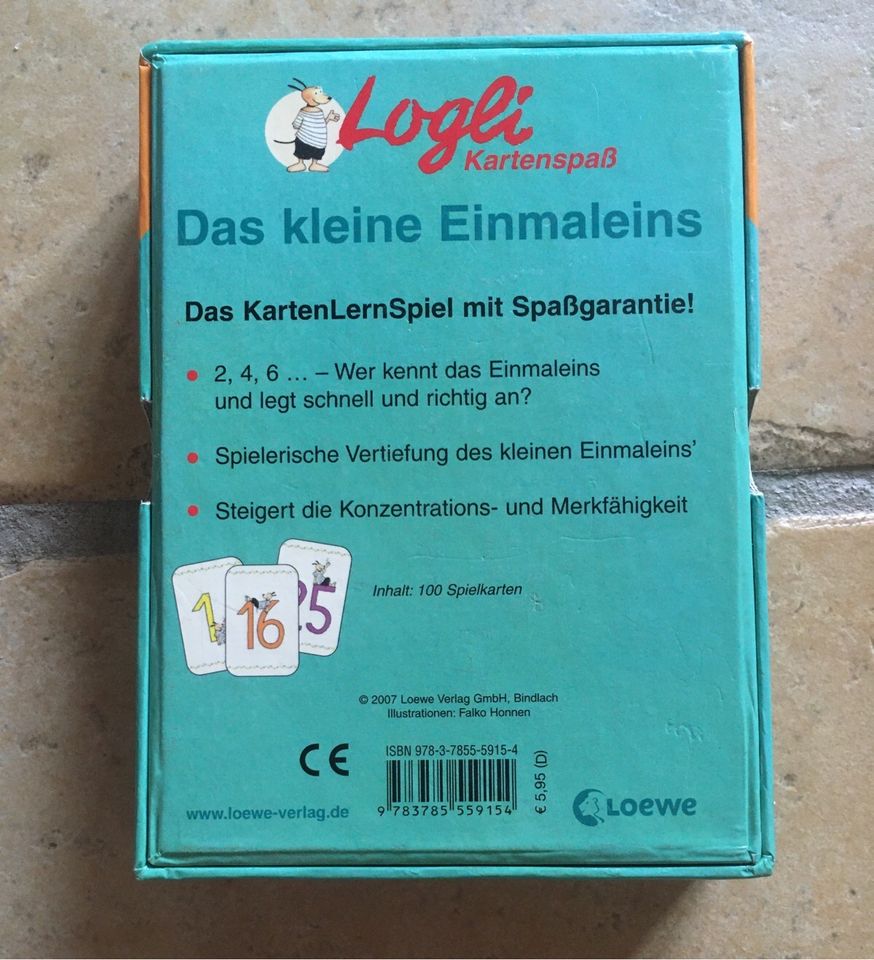 Kartenspiel- Das kleine Einmaleins in Velpke