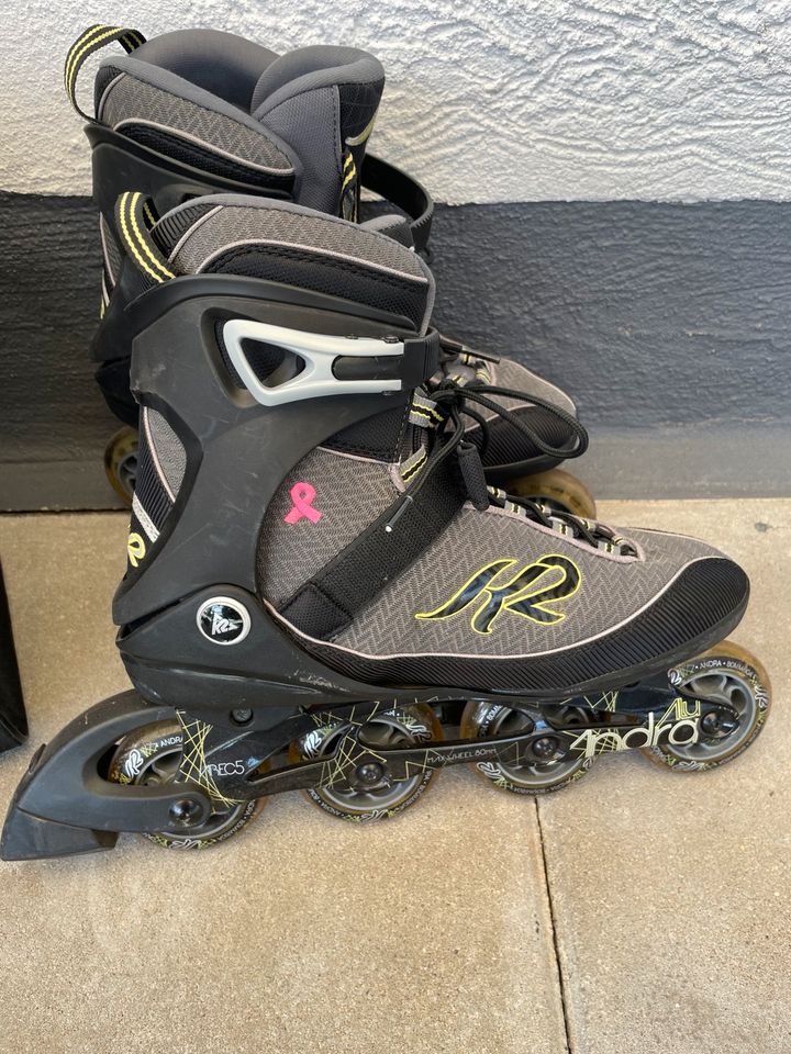 K2 Andra Alu W 42 Inline Skates Inliner in Kahl am Main