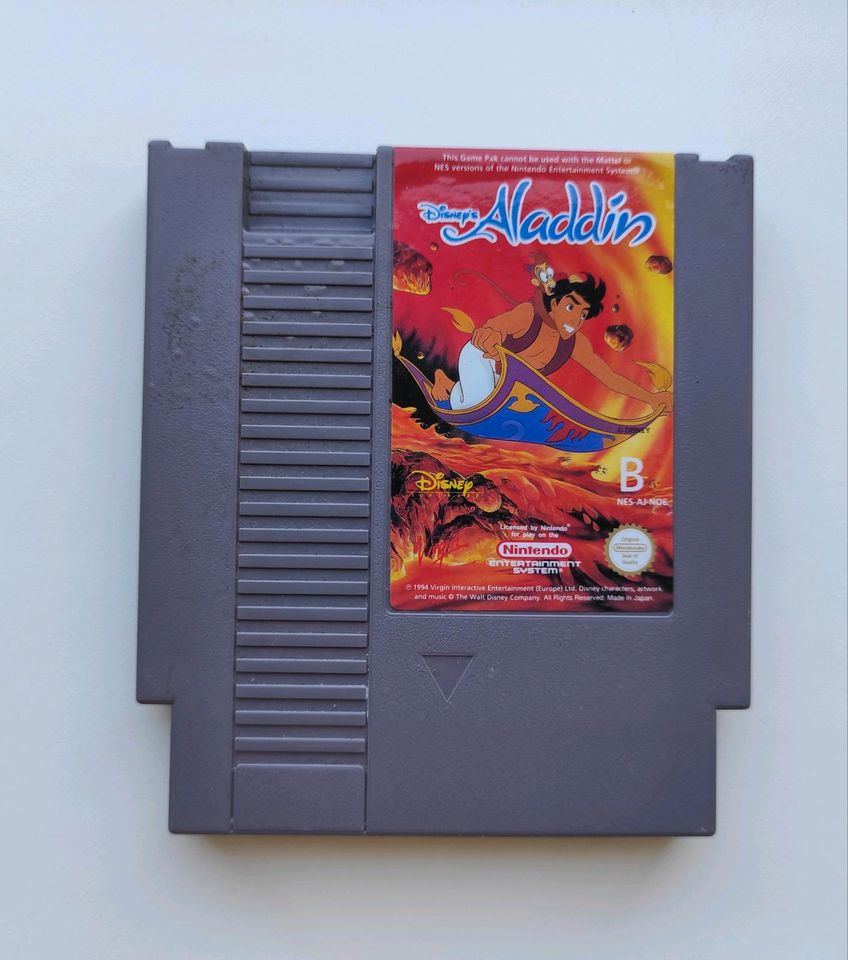 NES Videospiel "Aladdin" - Nintendo - Game - Alt - Spiel - Disney in Halle