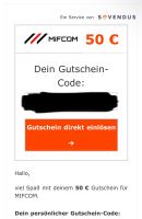 Gutschein - Mifcom 50€ für Laptops und PCs Baden-Württemberg - Königsfeld Vorschau
