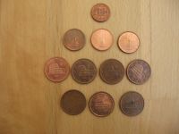 Konvolut von 1, 2 und 5 Euro Cent Münzen 2002/2004 Italien, zirk. Niedersachsen - Edewecht Vorschau