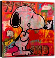 Snoopy art Pop Modern Bild 60x60 cm Wandbild Aktuel kikayou GR4 Nordrhein-Westfalen - Remscheid Vorschau