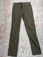 Khaki High Waist Paperbag Hose mit Bundfalten Stuttgart - Botnang Vorschau