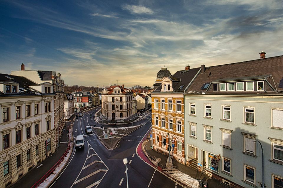 Über den Dächern der Stadt - Zentrumsnahe Dachgeschosswohnung in Döbeln