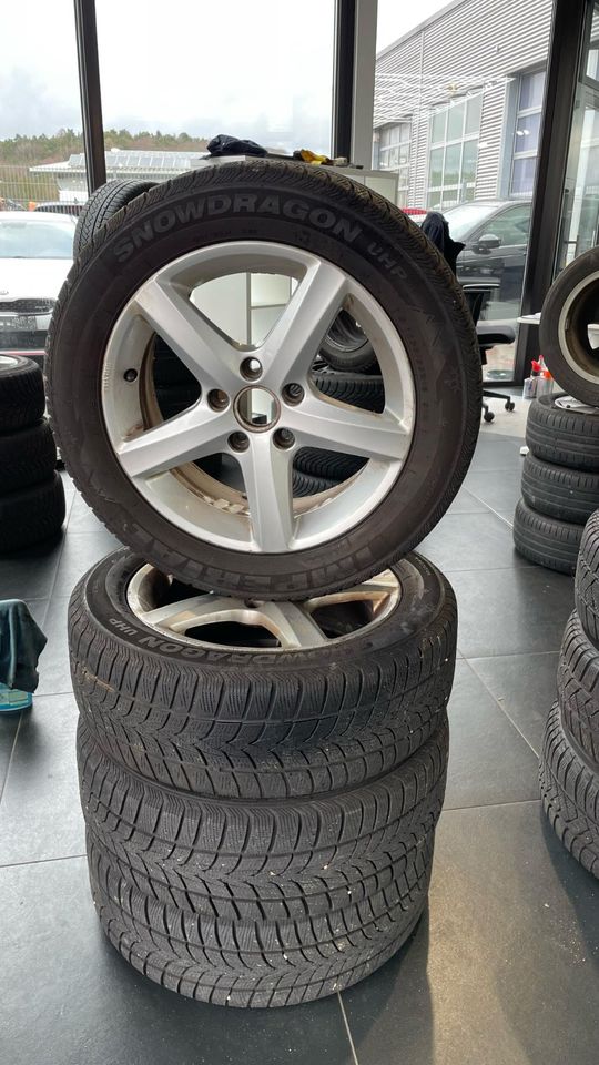 4x Original VW Golf Snowdragon 205/55R16 Winterkompletträder in Losheim am See