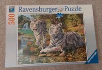 Ravensburger Puzzle 500 Weisse Tiger 1x gepuzzelt Baden-Württemberg - Wolfschlugen Vorschau