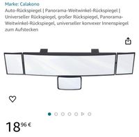 Panorama Weitwinkel Rückspiegel toter Winkel Bayern - Aresing Vorschau