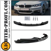 Sport Frontspoiler schwarz Glanz für BMW F32 F33 F36 mit M-Paket Hessen - Calden Vorschau