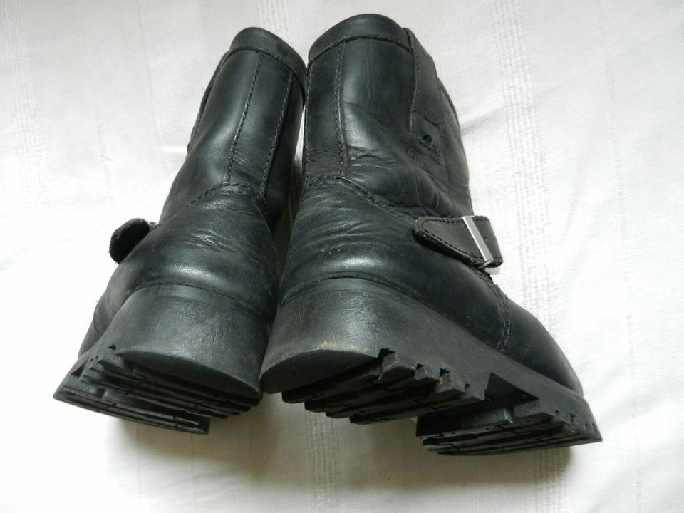 Polo Highway 1 Biker Boots Stiefel 37eher 36,5 schwarz Leder Neuw in Bochum