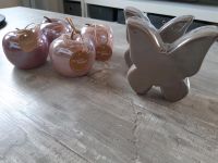 Dekoration Keramik Apfel und Schmetterling Boltze Nordrhein-Westfalen - Tönisvorst Vorschau