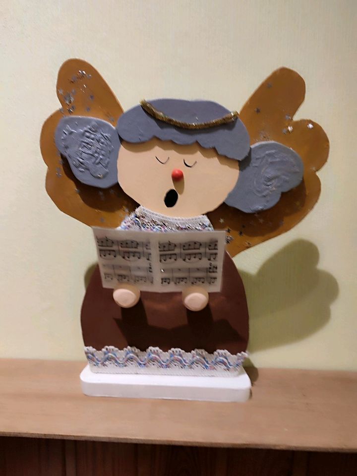 Weihnachtsdeko Engel mit Notenblatt in Ruhland
