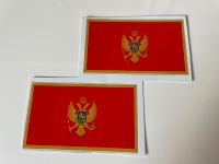 2 x Aufkleber Auto Sticker MONTENEGRO Fahne Flagge Saarland - Saarlouis Vorschau