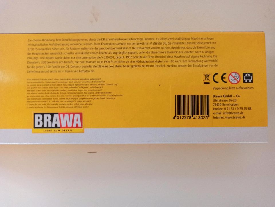 Brawa 41307 V320 Wiebe Diesellok digital sound Wechselstrom in Sontheim