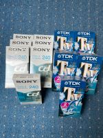 Videokassetten Sony TDK Neu Originalverpackt Brandenburg - Turnow-Preilack Vorschau