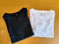 2 T-Shirts von Only Größe M black & white Hessen - Felsberg Vorschau