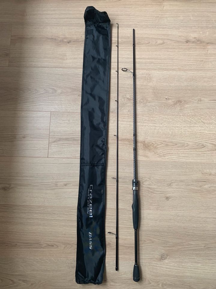 A-TEC Crazee Bass S662ML Spinnrute, 1,8-11g, 2m in Augsburg