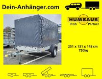 pkw Anhänger 251 x 131 x 145 cm 750KG Humbaur ALU Nordrhein-Westfalen - Leopoldshöhe Vorschau