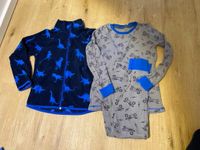 H&M Fleecejacke dinos Schlafanzug Pyjama Schlafi blau 122 Bochum - Bochum-Süd Vorschau