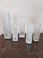 5 x DDR Blockvase Cube Pressglas Sachsen-Anhalt - Rogätz Vorschau