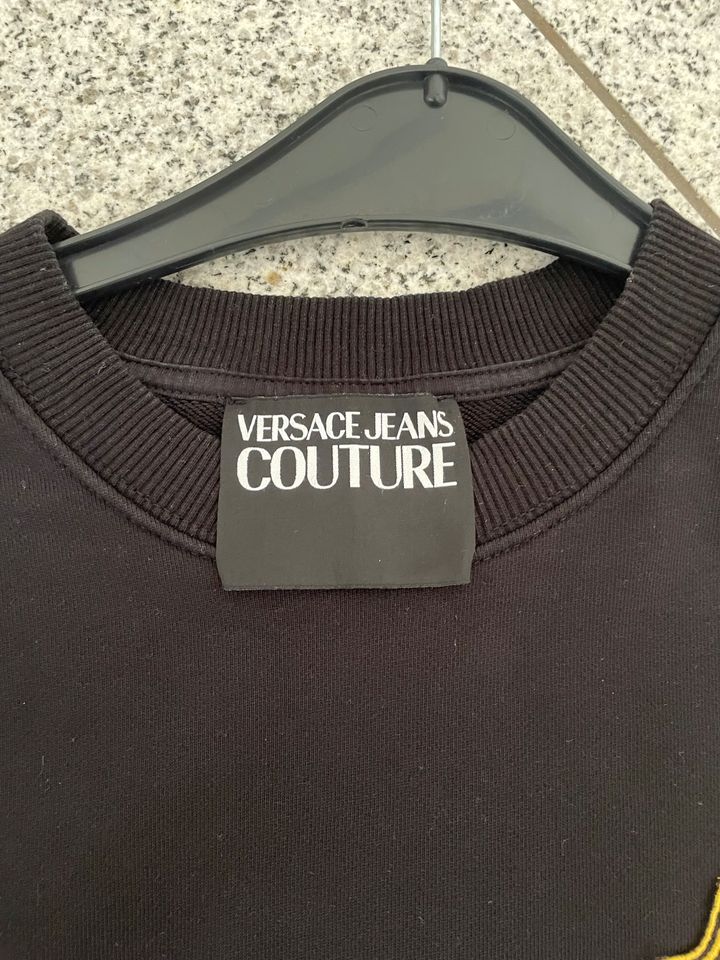 100% orig. Versace Couture Sweatshirt Pullover Gr. S M schwarz in Berlin