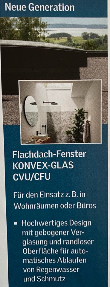 VELUX Flachdach- nur KONVEX-Glas ISD 100 x 150 1093 in Belau bei Wankendorf