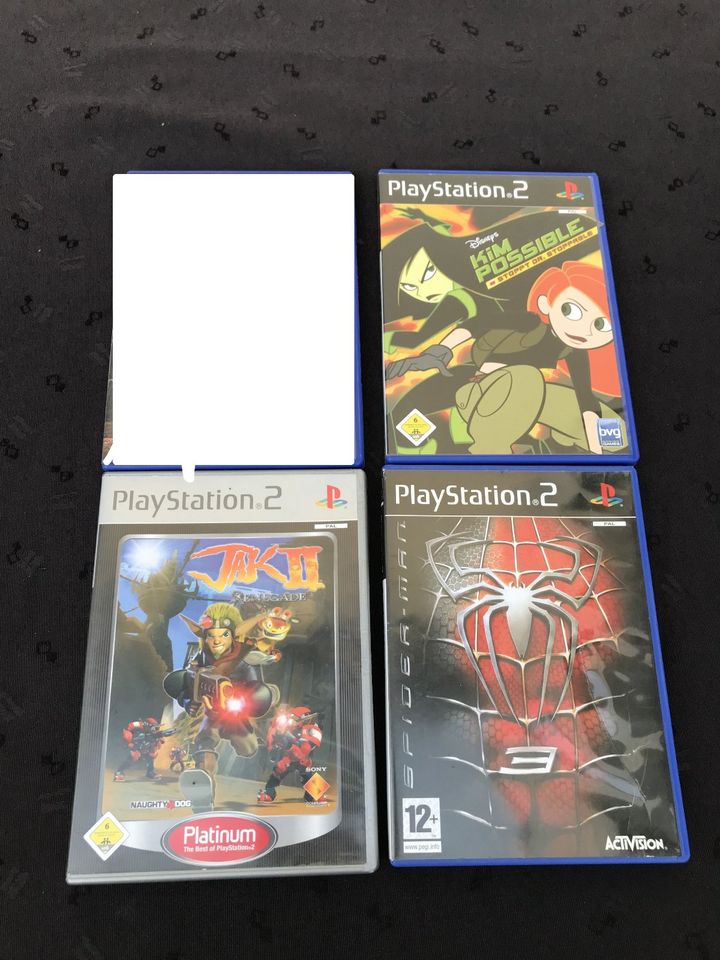 *** 3 x PS2 Spiele Jak 2 Renegade, Spider Man 3, Kim Possible *** in Paderborn