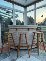 ✅ Bar mit vier Barhockern Holz Marmor modern Bartisch Nordrhein-Westfalen - Castrop-Rauxel Vorschau