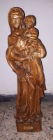 Figur Maria mit Kind naturholz geschnitzt, Höhe ca. 45 cm Bayern - Pfreimd Vorschau