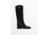 Massimo Dutti Reitstiefel Stiefel Lederstiefel Leder schwarz 39 Nürnberg (Mittelfr) - Nordstadt Vorschau