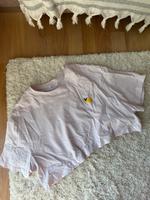 Even&Odd Crop T-Shirt Flieder mit Zitrone | Größe S Nordrhein-Westfalen - Mettmann Vorschau