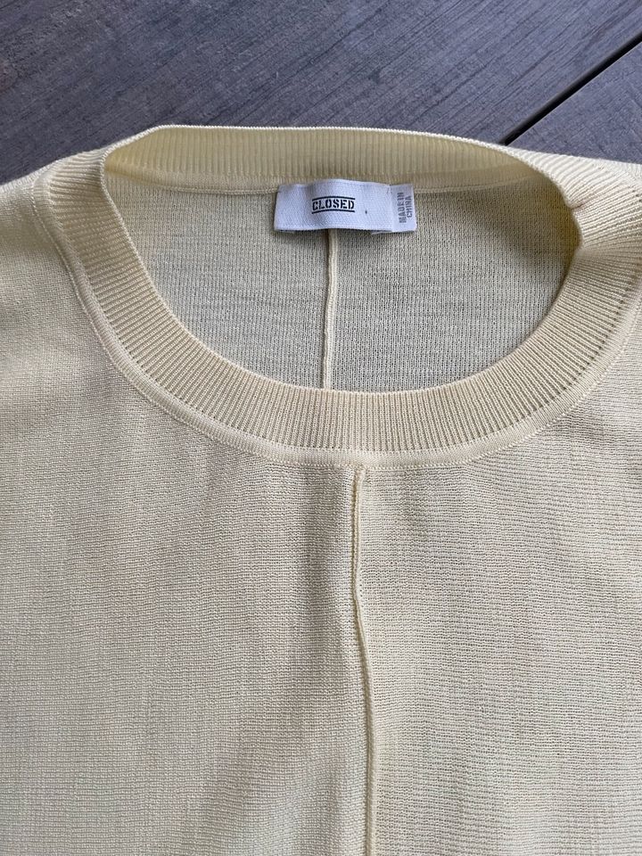 CLOSED *leichter Pullover* hellgelb*Gr. S* 100%Wolle* TOP *** in Hemer