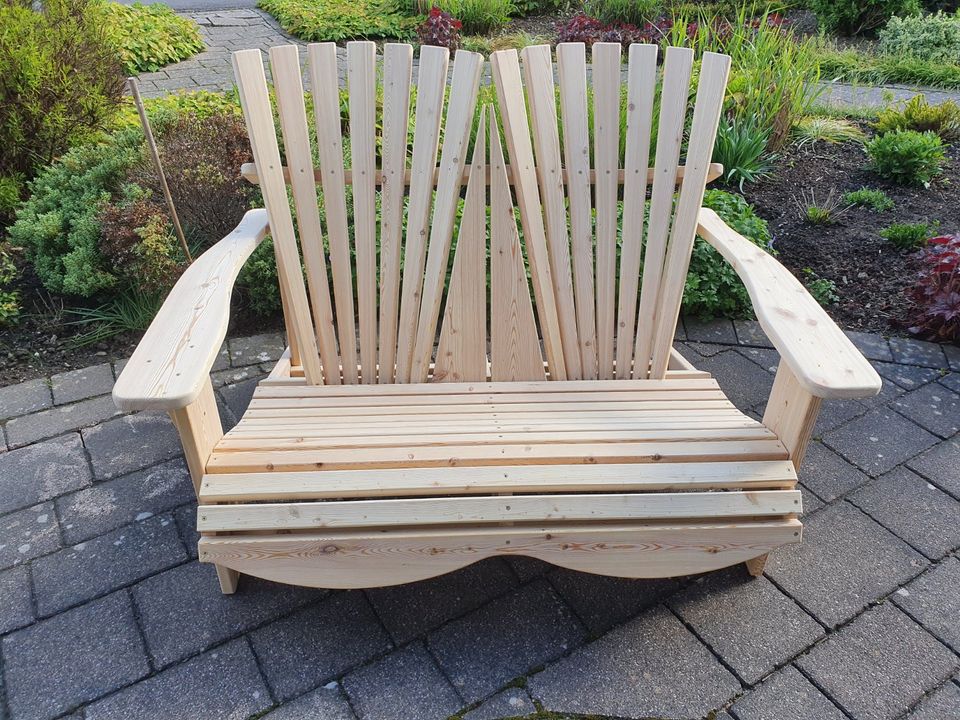 Adirondack Chair Stuhl Bank Gartenstuhl Deckchair  Lärche Holz in Balve