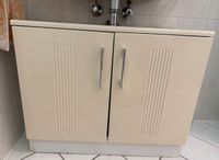 Badschrank Waschbecken Unterschrank Creme beige Hochglanz Sachsen-Anhalt - Naumburg (Saale) Vorschau