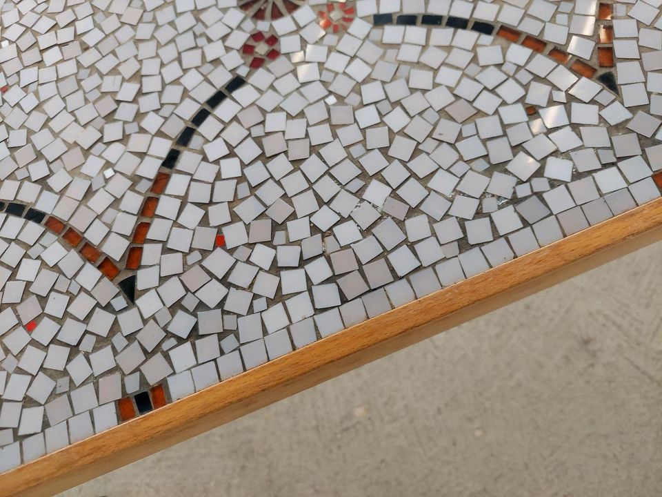 Vintage Tisch Klubtisch Wohnzimmertisch Mosaik 60er 70er Retro in Berlin